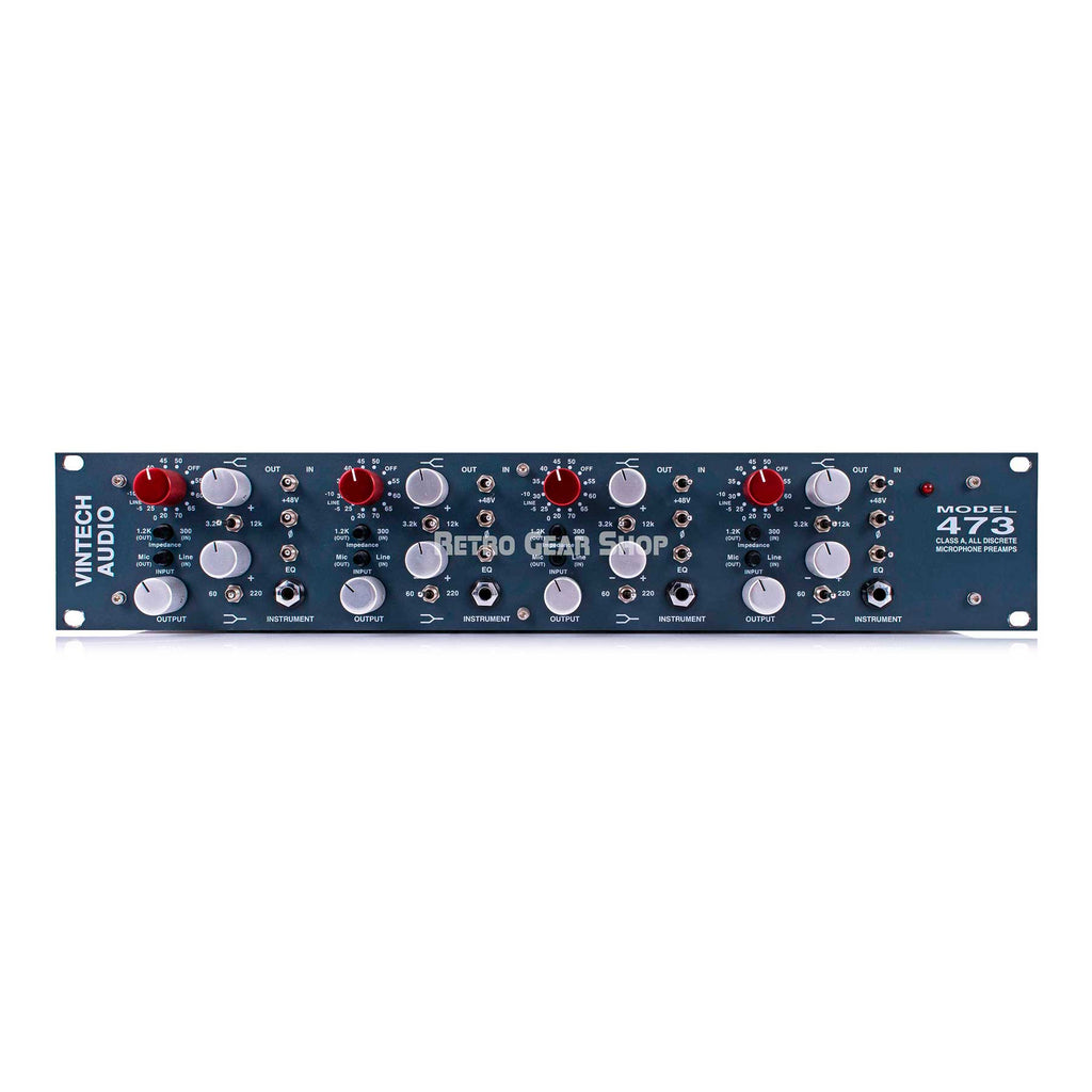 Vintech Audio 473 Microphone Preamplifiers with Equalizer– Retro