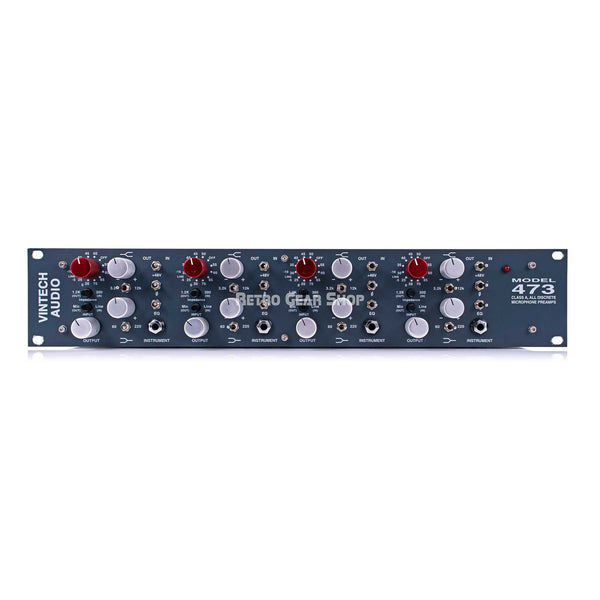 Vintech 473 4-channel Microphone Preamp & EQ with PSU