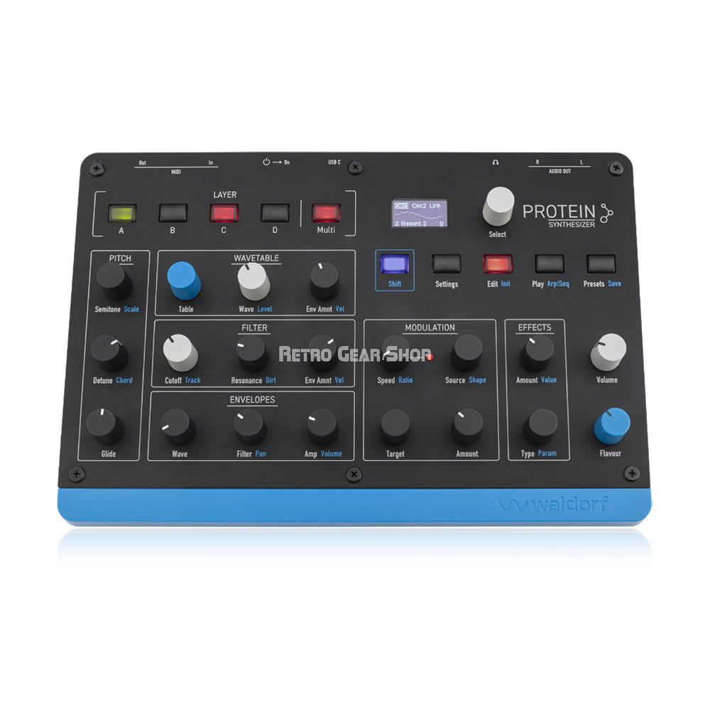 Waldorf Audio Protein Authentic Wavetable Desktop Synthesizer