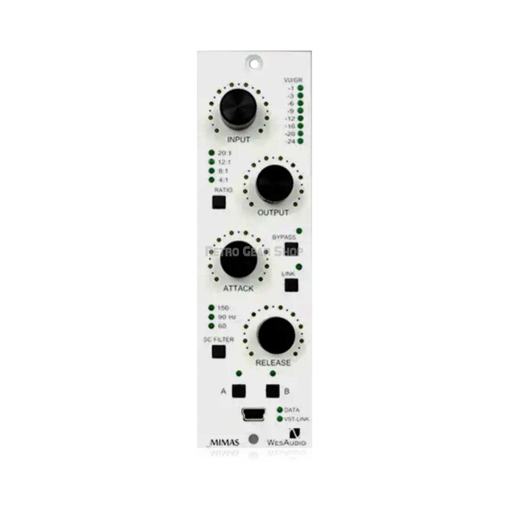 WesAudio MIMAS NG500 500 Series Analog Compressor with Digital Recall Processor