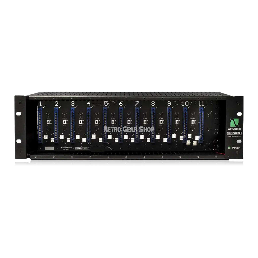Wes Audio Supercarrier II 500 Series Power Supply Rack