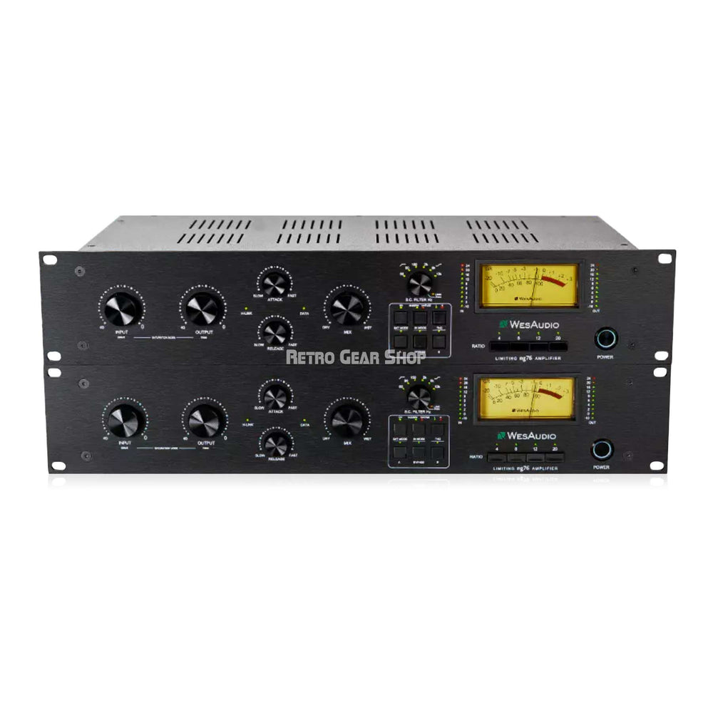 WesAudio ng76 FET Compressor Stereo Pair