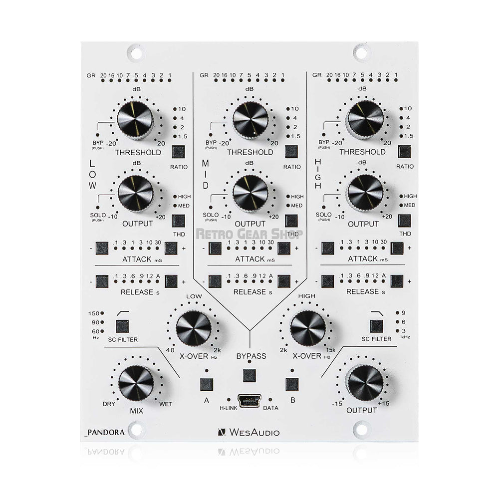WesAudio _PANDORA ng500 Multiband Compressor with Digital Recall Pandora Mint Open-Box