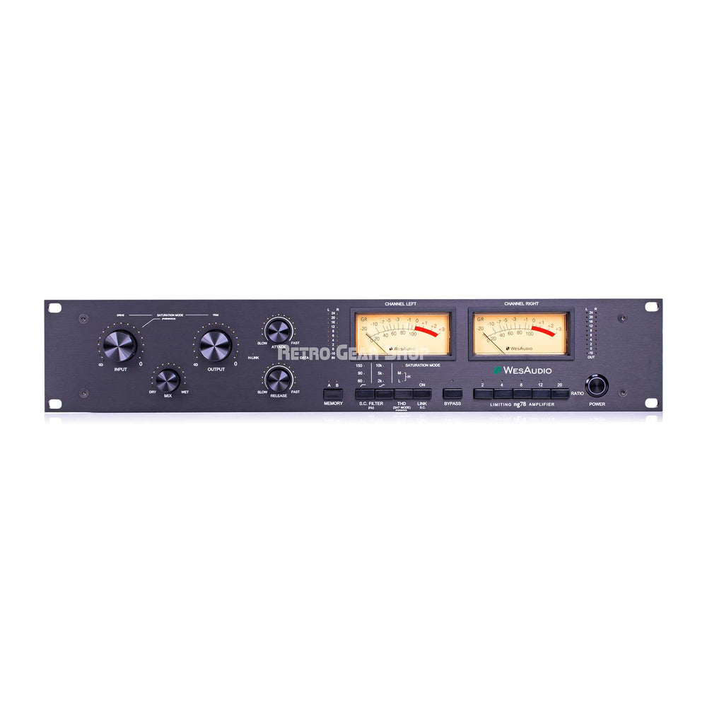 WesAudio ng78 Next Generation Stereo FET Compressor with Digital Recall Mint Open-Box