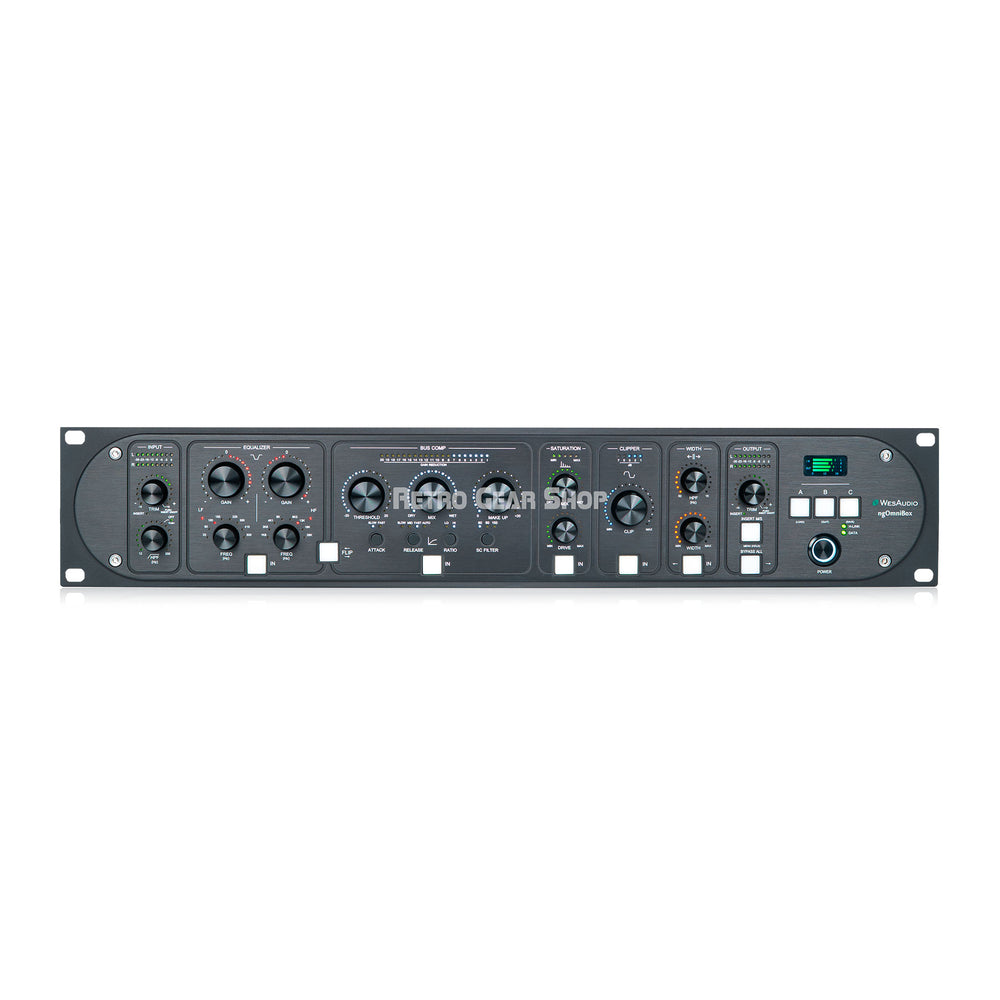 WesAudio ngOmniBox Next Generation Analog Mix and Master Processor with Recall EQ Compressor Saturation