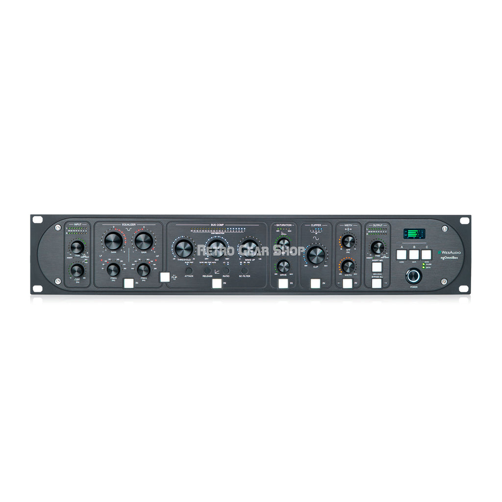 WesAudio ngOmniBox Next Generation Analog Mix and Master Processor with Recall EQ Compressor Saturation
