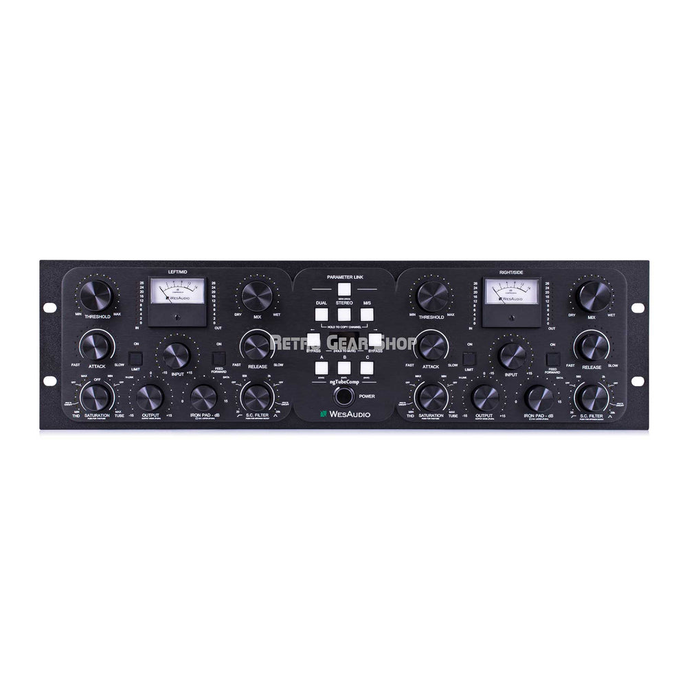 WesAudio ngTubeComp Next Generation Tube Compressor with Digital Recall and Automation Open-Box