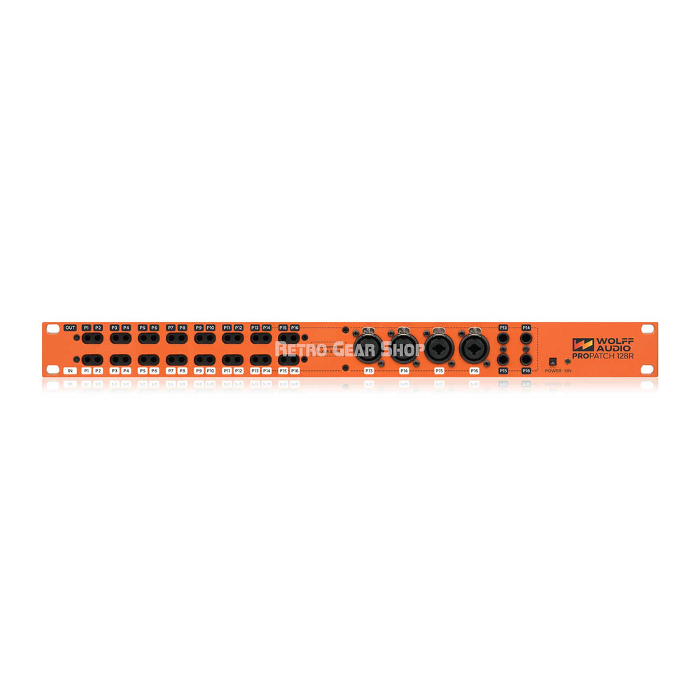 Wolff Audio ProPatch 128R 128-Point Digitally Controlled Analog Patchbay (64 in / 64 out)