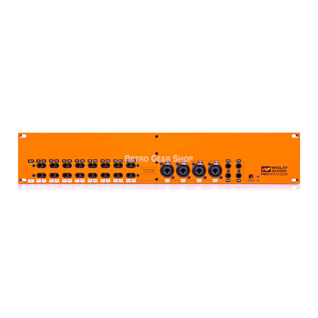 Wolff Audio ProPatch 200R 200-Point Digitally Controlled Analog Patchbay (100 in / 100 out)