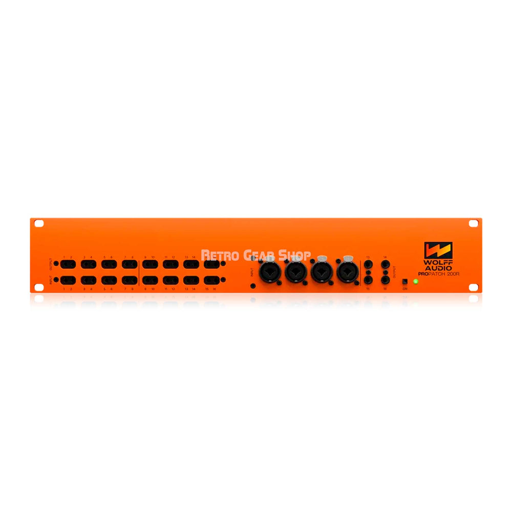 Wolff Audio ProPatch 200R 200-Point Digitally Controlled Analog Patchbay (100 in / 100 out)