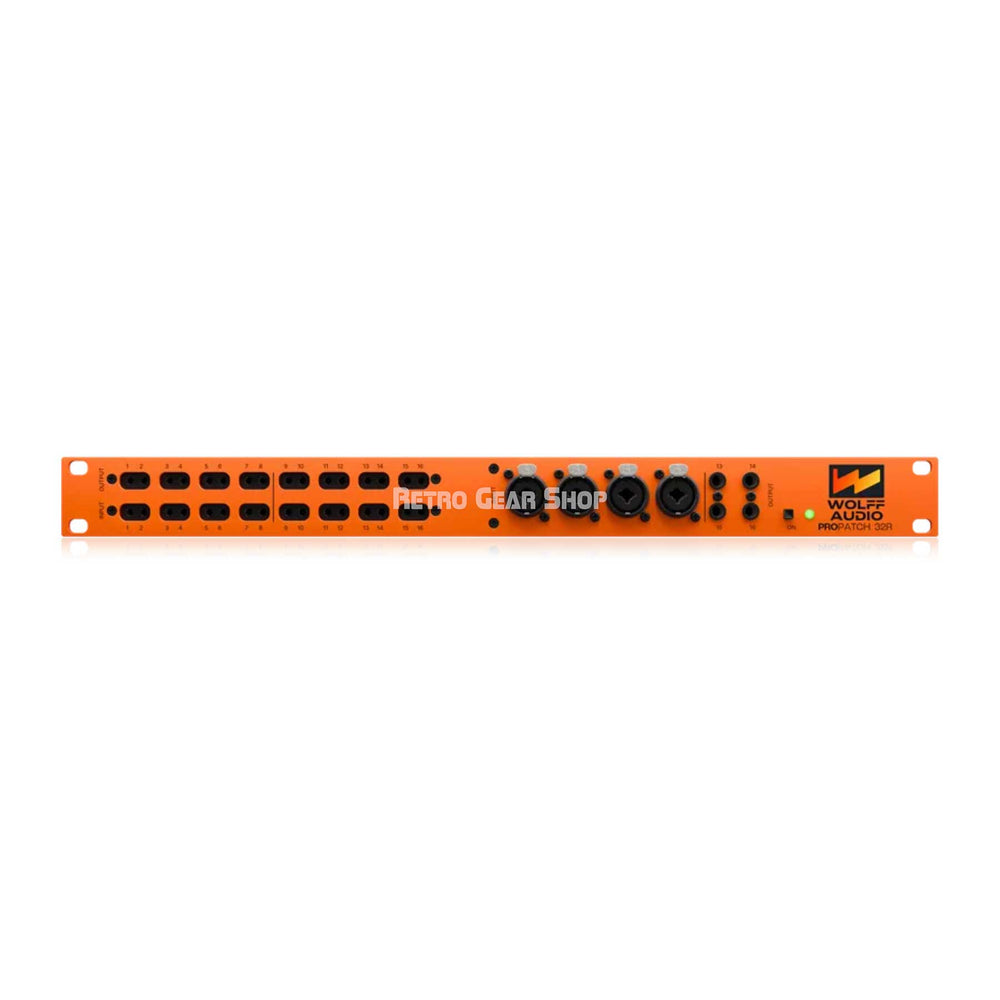 Wolff Audio ProPatch 32R 32-Point Digitally Controlled Analog Patchbay (16 in / 16 out)