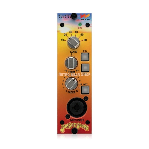 Wolff Audio Tutti Sunset Sound Collaboration Preamp