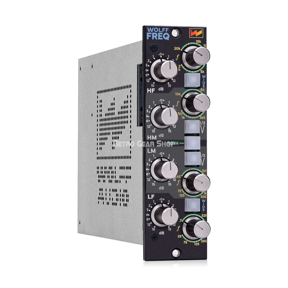 Wolff Audio Wolff Freq Sweepable 500 Series 4 Band Proportional Q Parametric EQ