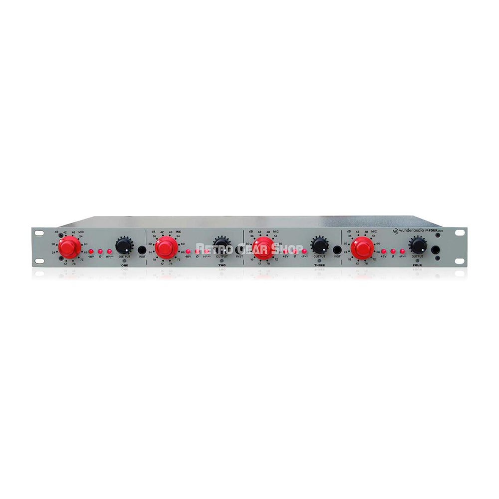 Wunder Audio PAFOUR Plus 4 Channel Microphone Preamplifier