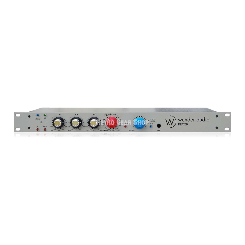 Wunder Audio PEQ2R 19” 1U Rack Mount Preamp / EQ