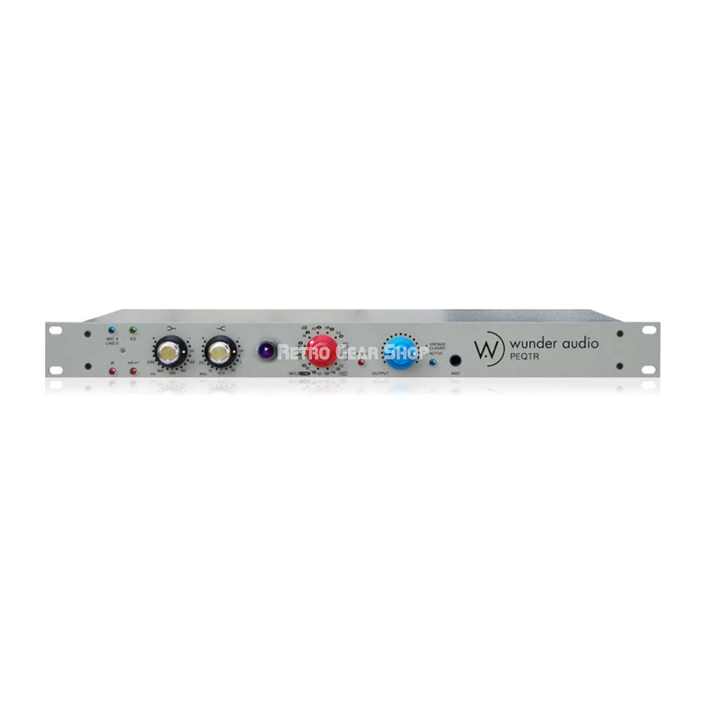 Wunder Audio PEQTubeR 19” 1U Preamp / EQ