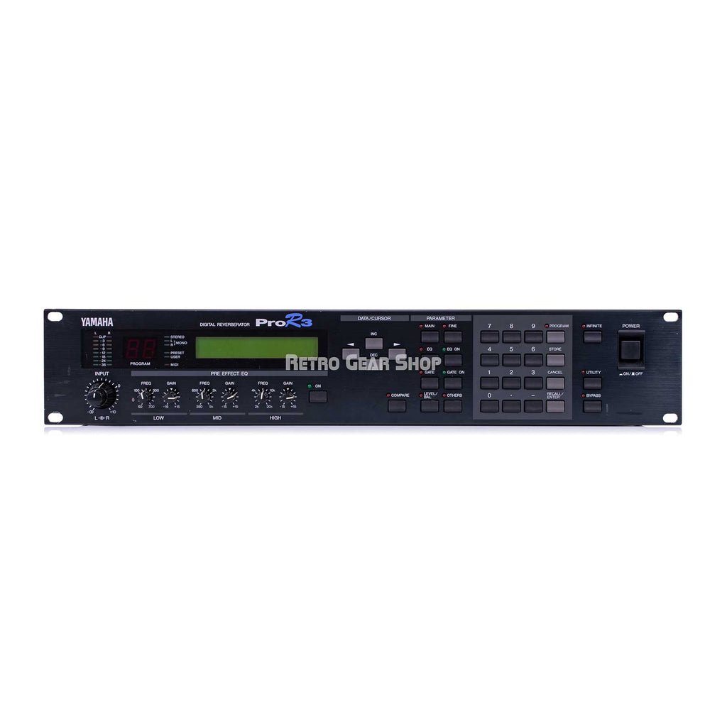 Yamaha ProR3 Digital Reverberator Vintage Rack Effect