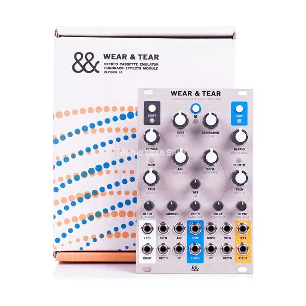 && Ampersand Ampersand Wear & Tear Stereo Cassette Emulator Eurorack Effect Module