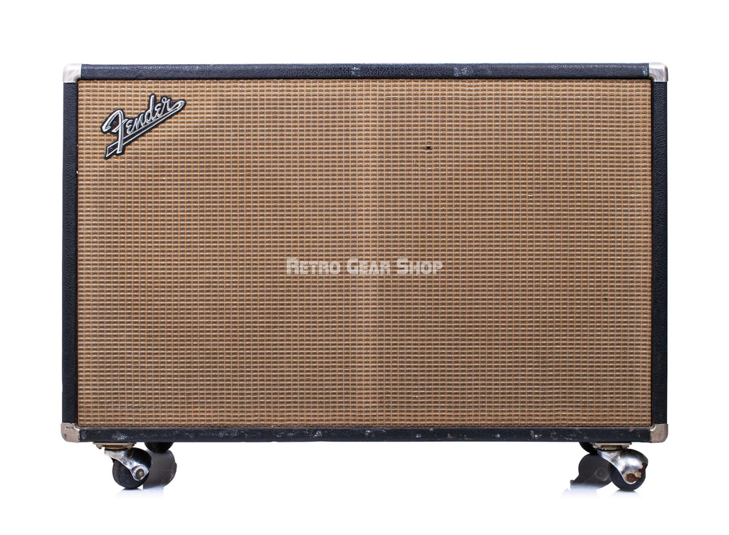 1966 Fender Bandmaster 2x12 Speaker Cabinet Front