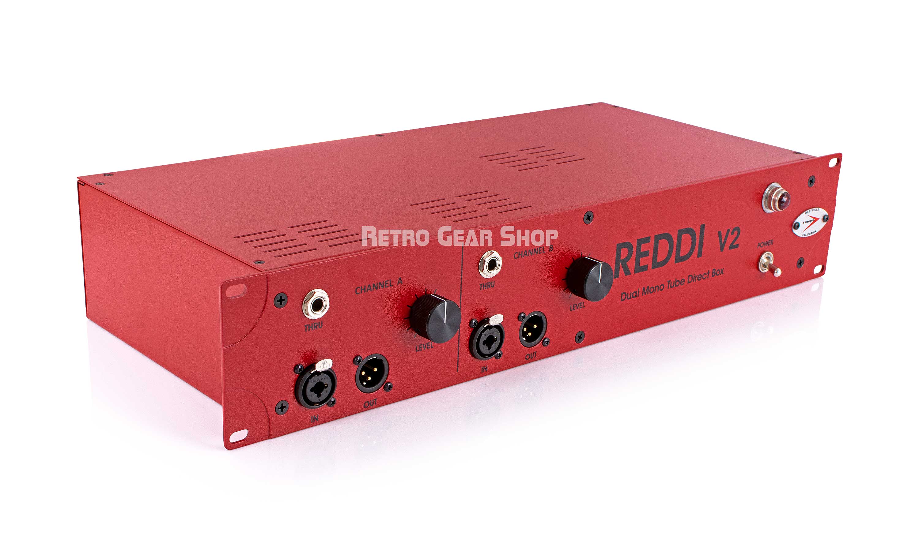A-Designs Audio REDDI V2 Dual Mono Tube Direct Box Used– Retro