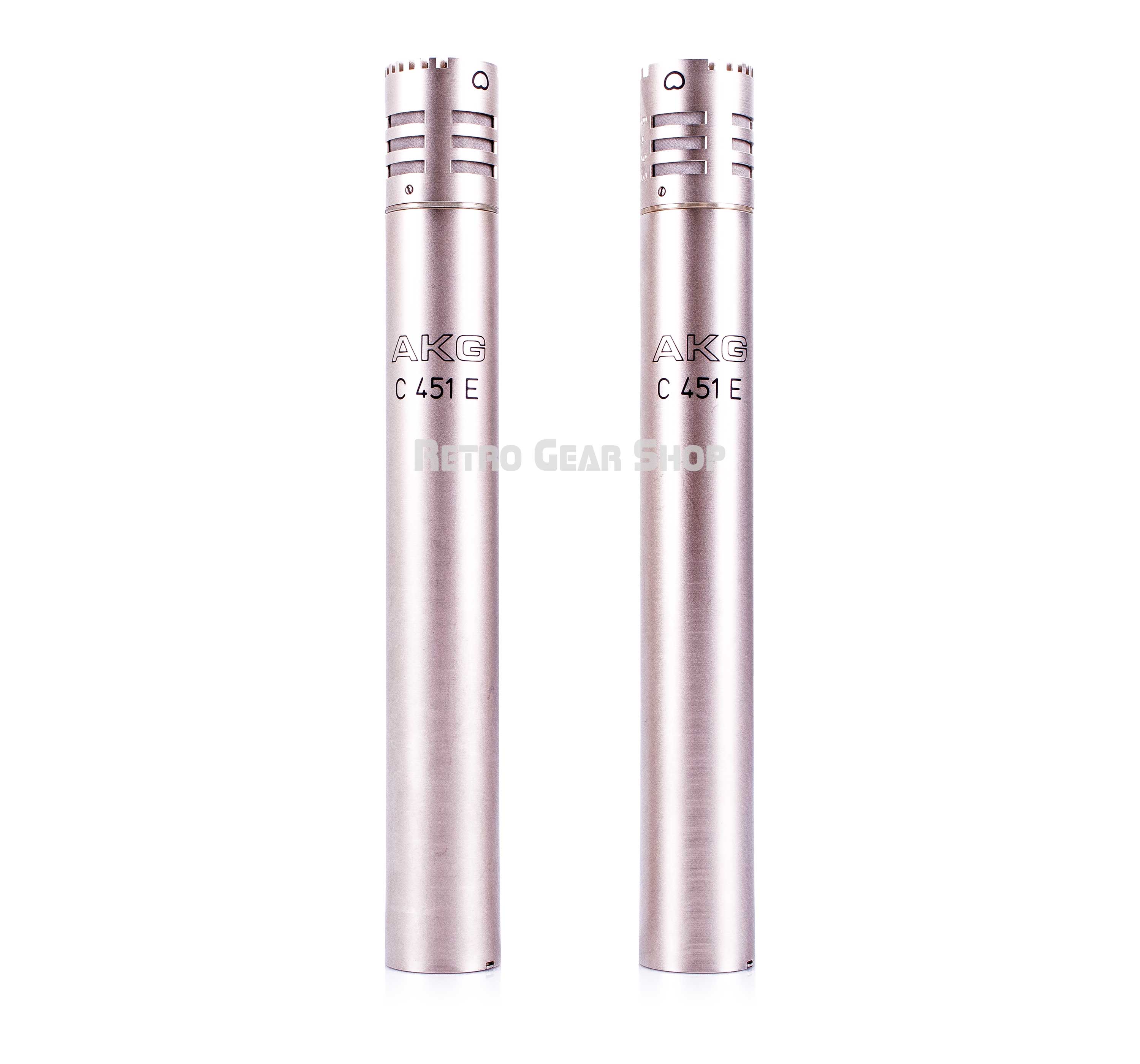 AKG C 451 E コンデンサーマイクセット AKG C 451 E Mic Pair with CK1 Capsule Condenser Microphone Vintage