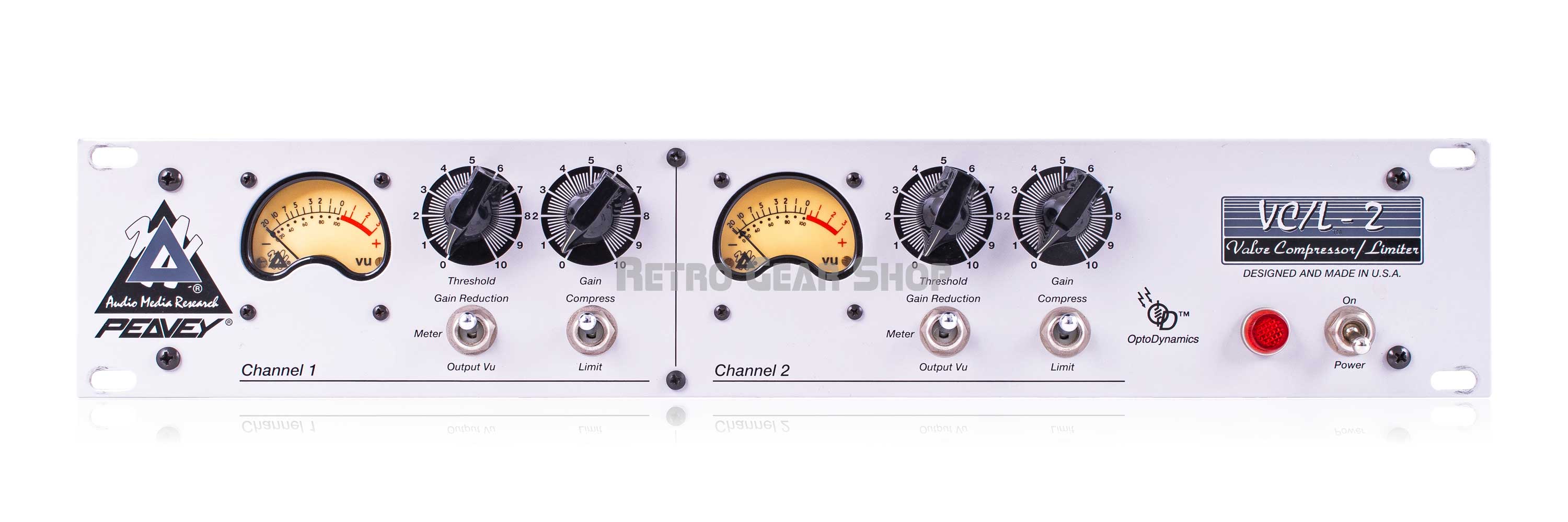AMR Peavey VC/L-2 Dual Channel Tube Compressor Limiter Vintage
