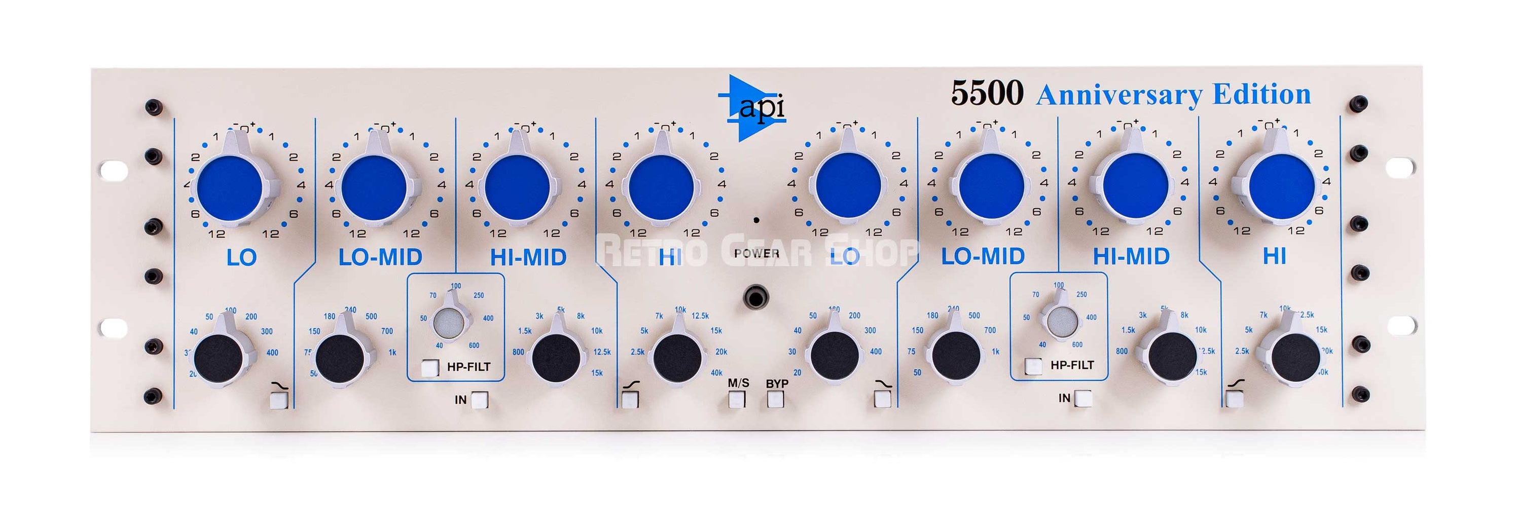 API 5500 Anniversary Edition Dual EQ with Selectable Boost and Cut ...