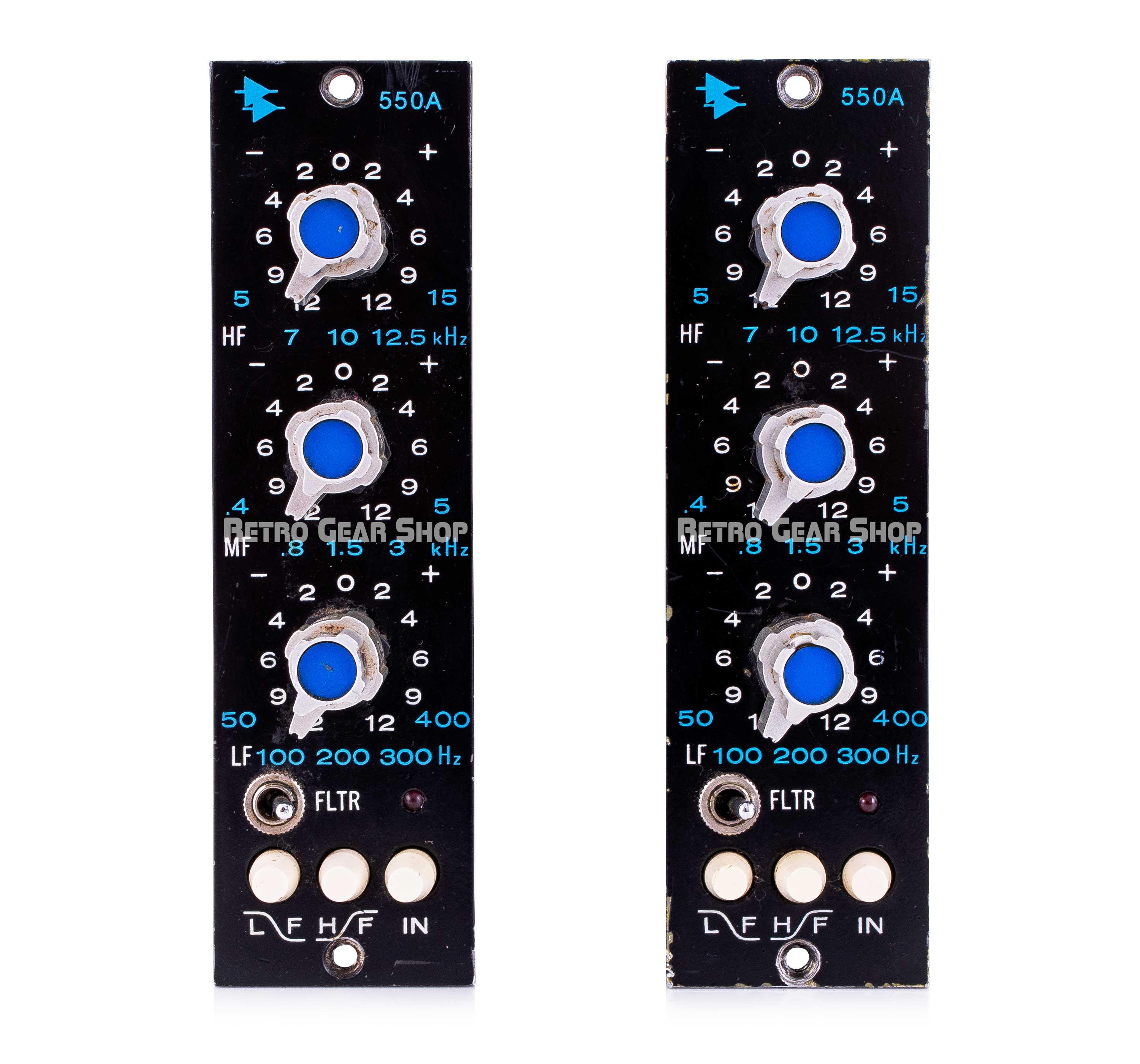 API 550A Vintage Pair 500 Series 3-band Equalizer EQ Rare– Retro
