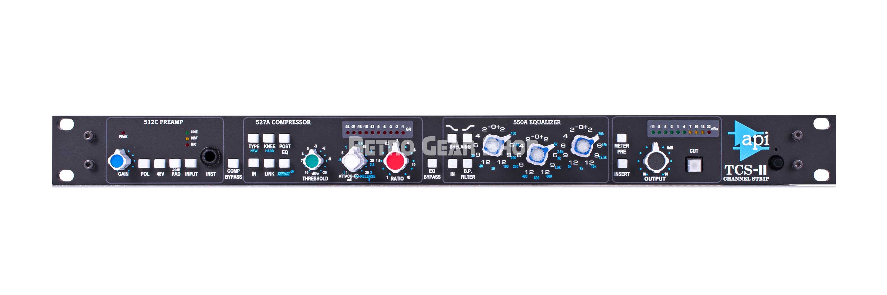 API TCS-II The Channel Strip 512c, 550A, 527A, with 325 Line