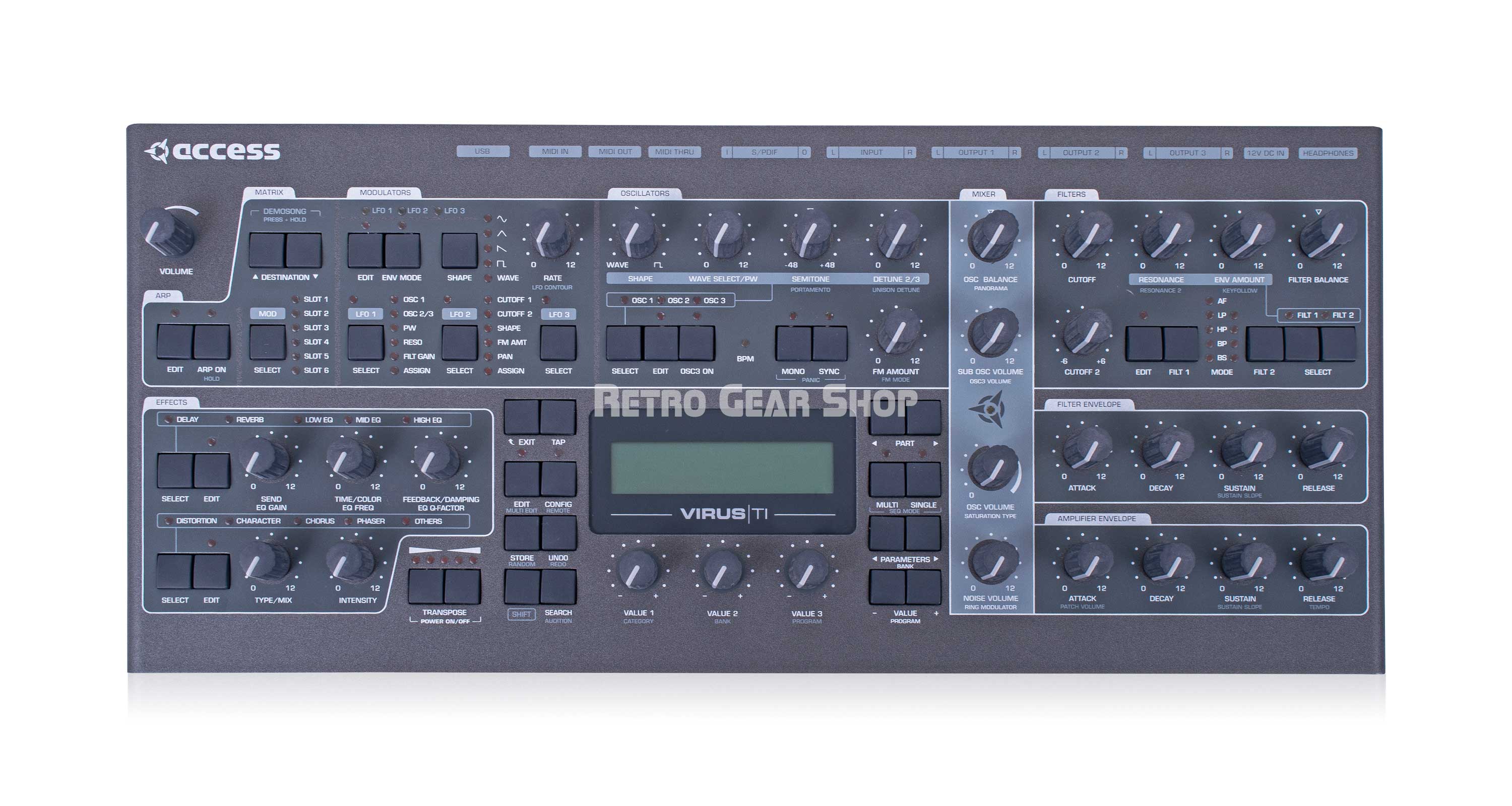 鍵盤楽器 Access Virus TI Desktop Virus TI2 Series feature overview | The Virus TI - Totally