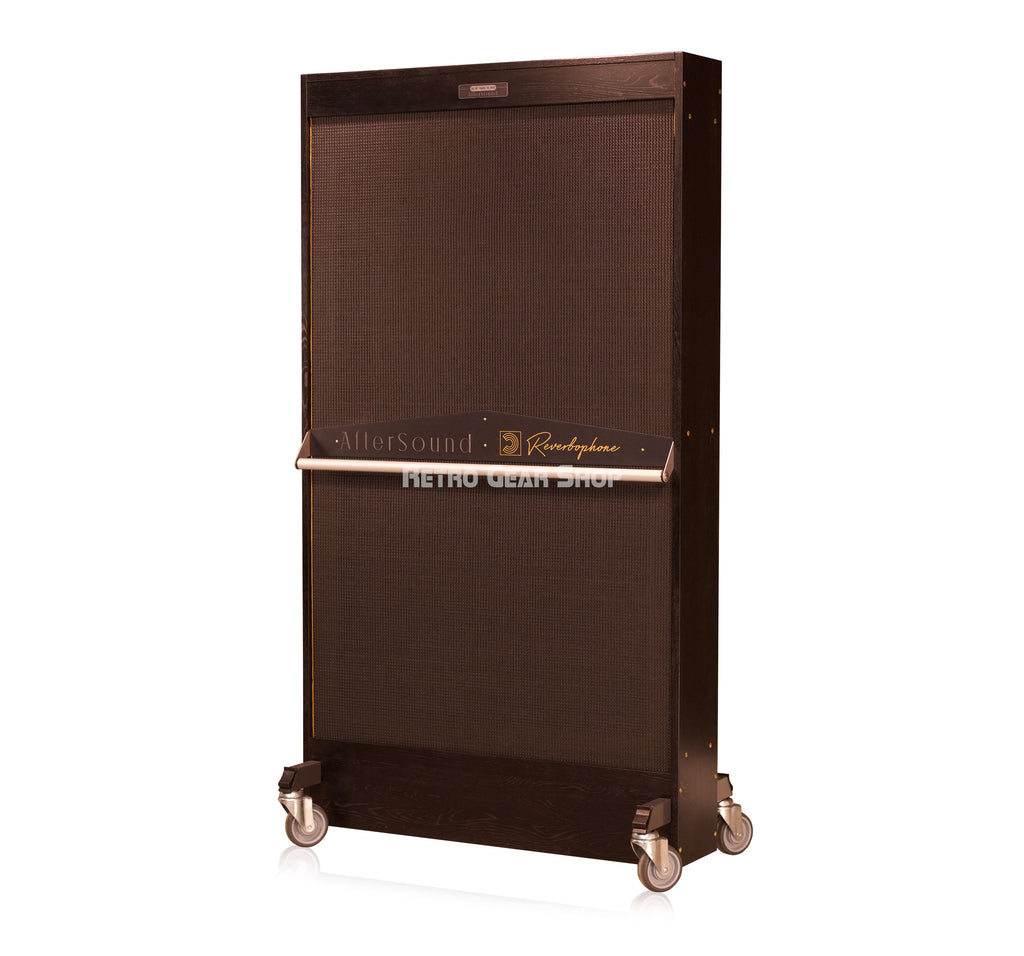 AfterSound Reverbophone Reverberating Microphone Black Oak with Black Grill Front