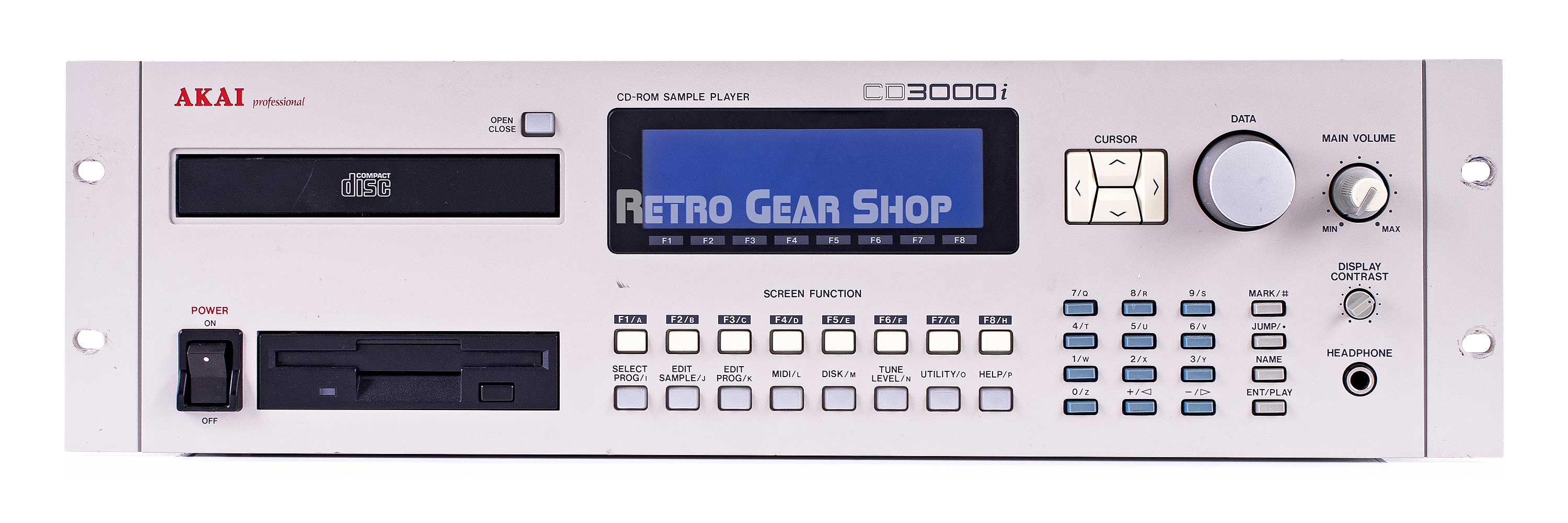響木アオ CDセット Akai CD3000i CD ROM Rack Sampler Vintage Rare– Retro Gear Shop