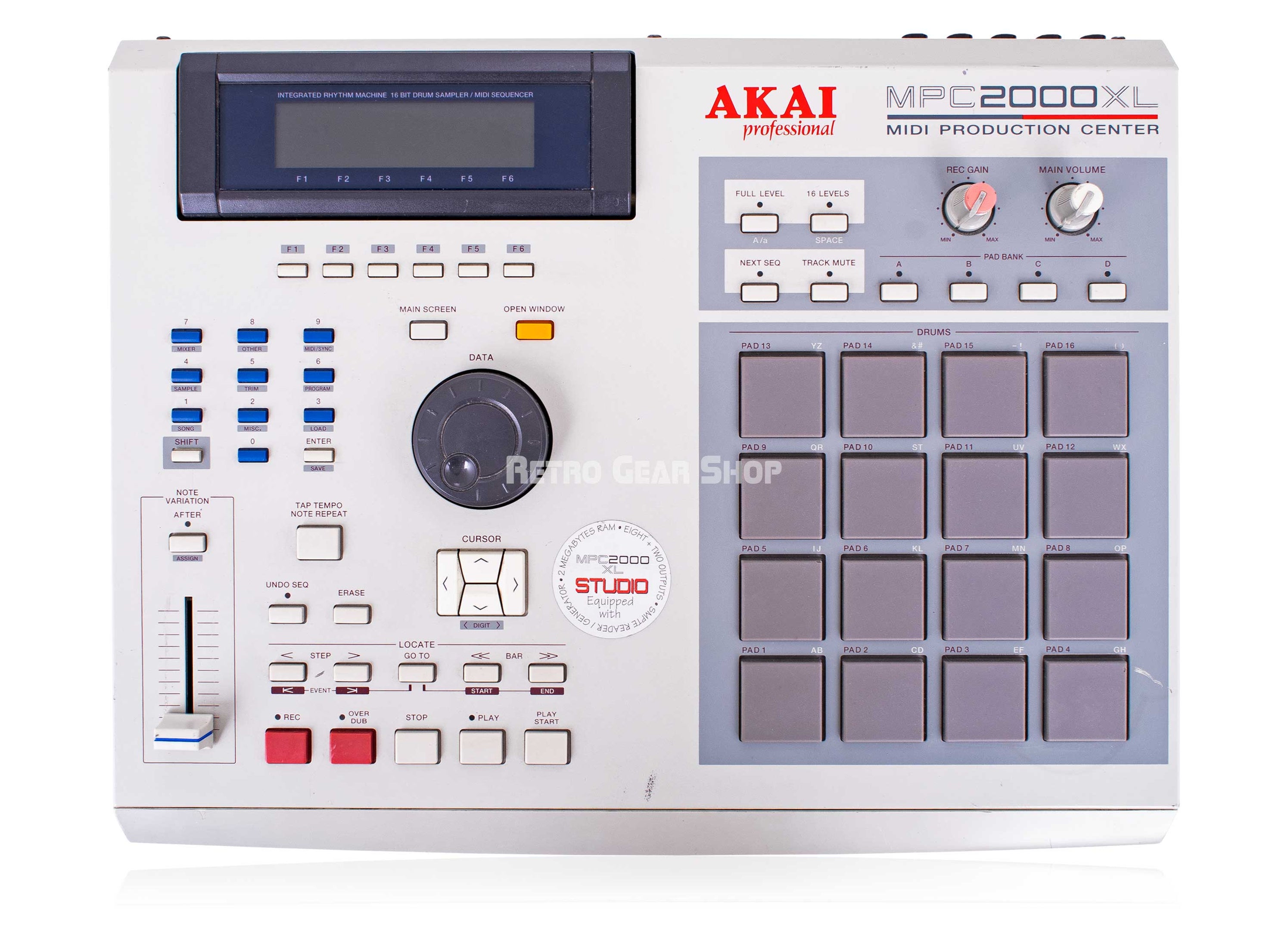 Akai MPC2000XL Drum Machine Sequencer MIDI Production Center Vintage ...