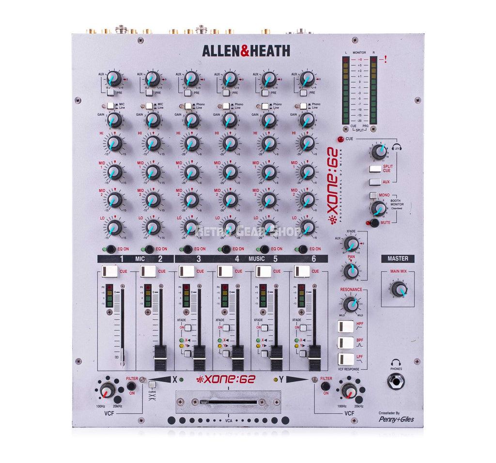 Allen & Heath Xone 62 Analogue DJ Mixer Front