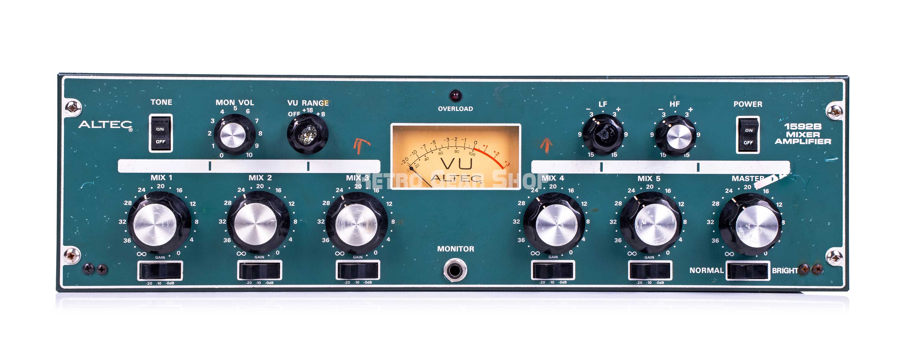 ALTEC 1592A ミキサー　マイクプリアンプ Altec 1592B Mixer Amplifier 5x1 Vintage Rare owned by Les Paul as