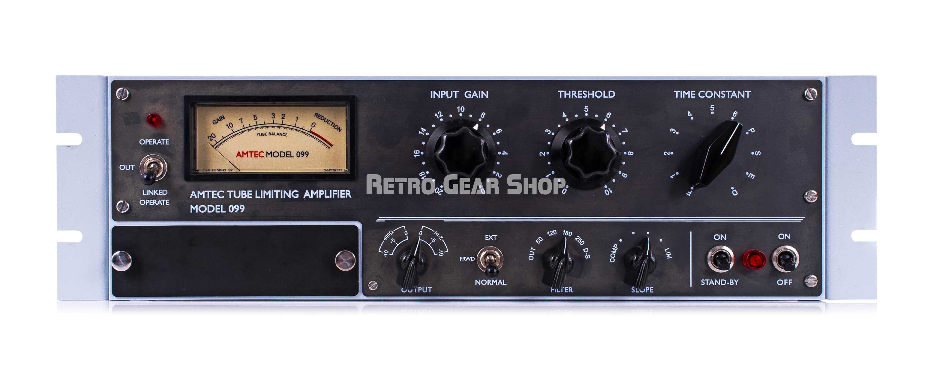 Amtec Model 099 Vari-Mu Tube Compressor Matched Stereo Pair– Retro