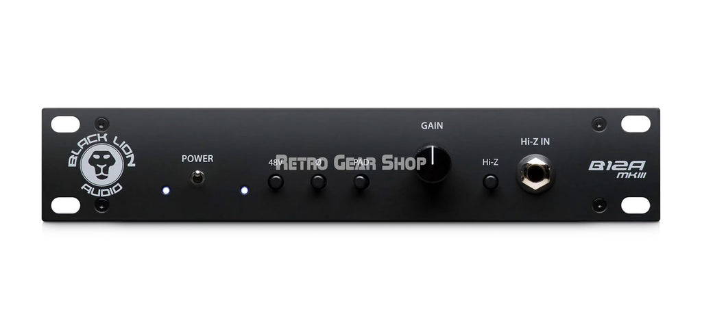 Black Lion Audio B12A mkIII Front