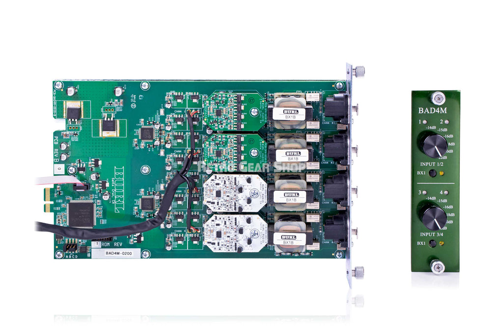 Burl Audio BAD4M 4-Channel ADC Daughter Card for B80 Mothership Front