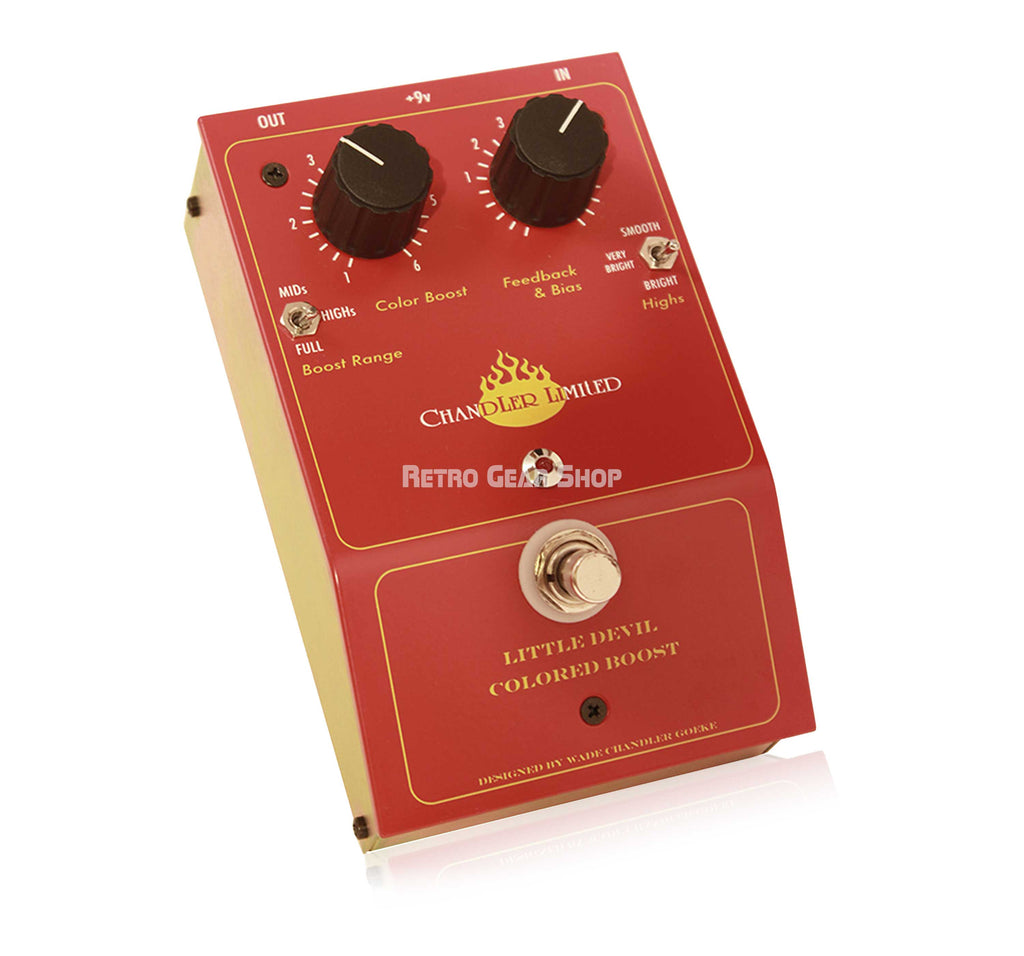 Chandler Limited Little Devil Colored Boost Pedal Front