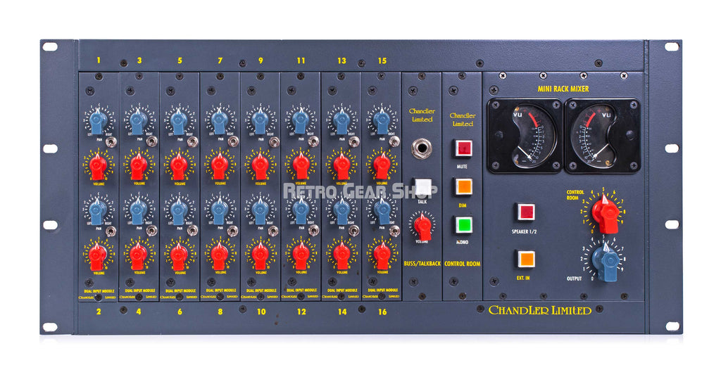 Chandler Limited Mini Rack Mixer Front