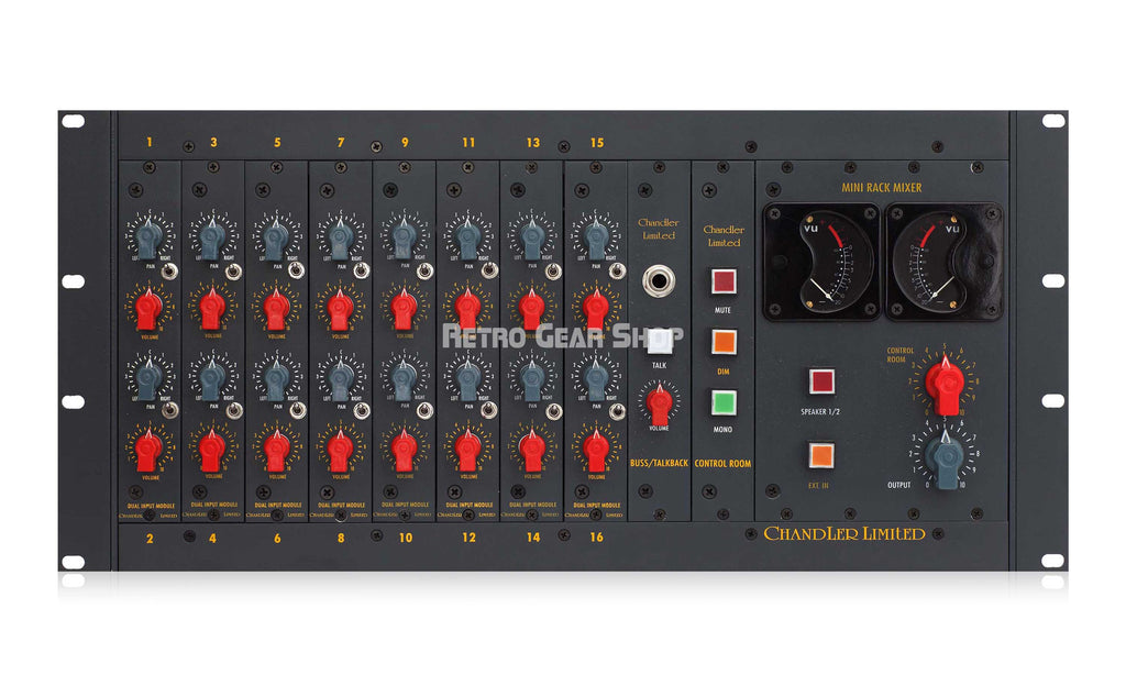 Chandler Limited Mini Rack Mixer Front