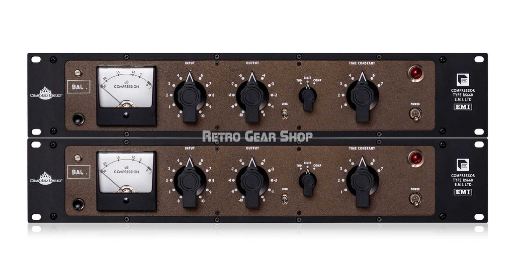 Chandler Limited RS660 Compressor Matched Pair Front