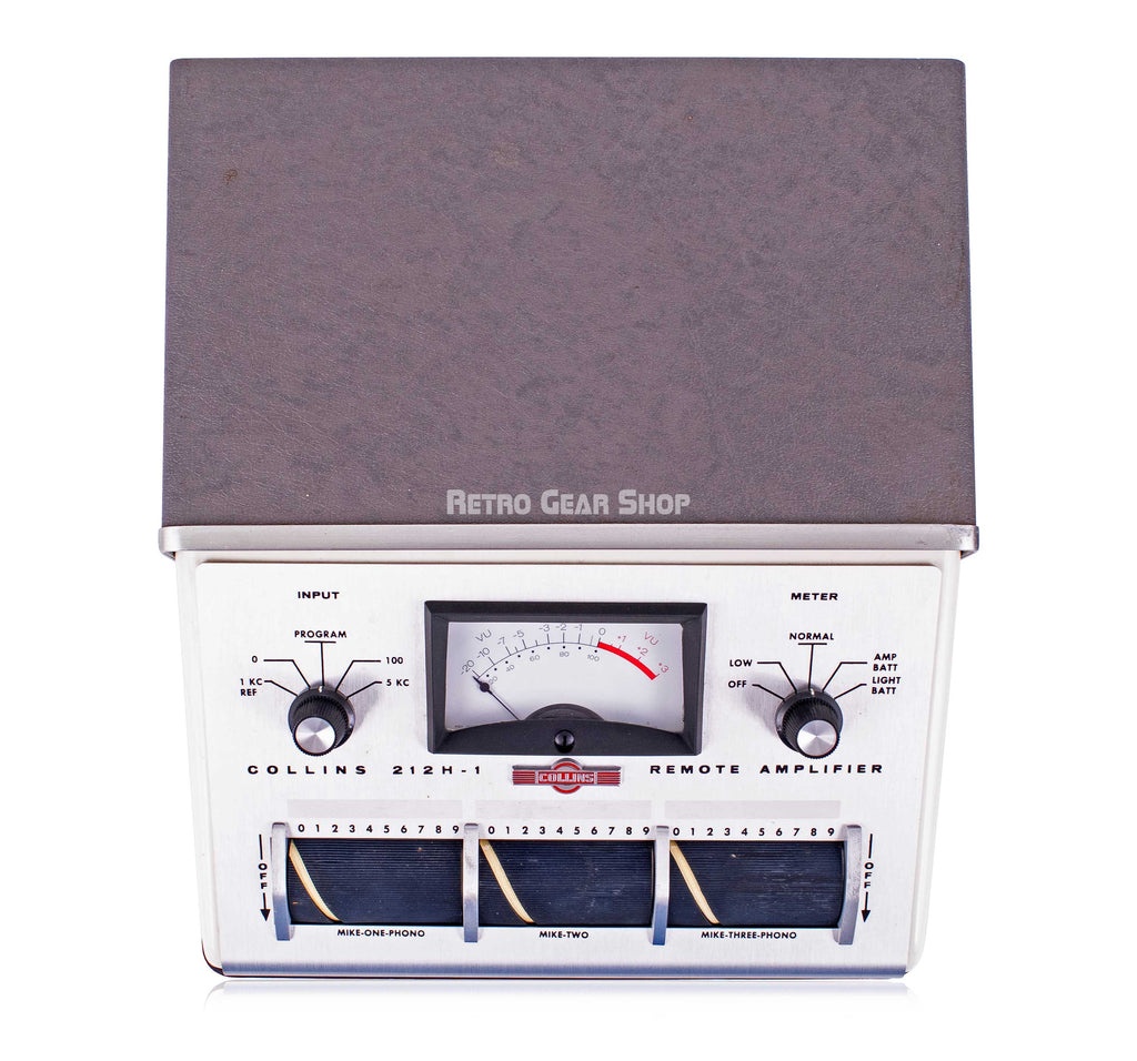 Collins 212H-1 Remote Amplifier Top
