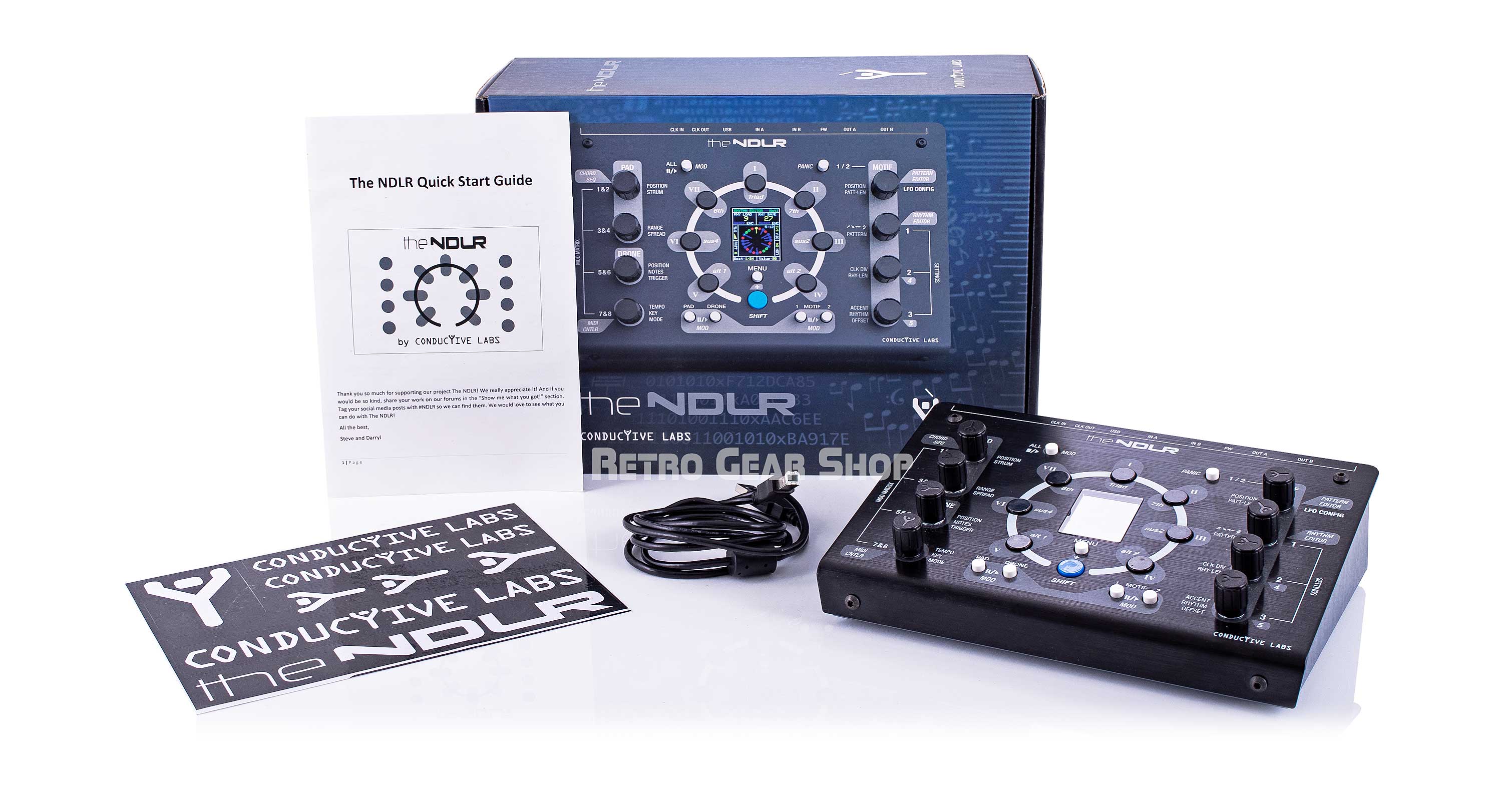 Conductive Labs NDLR Complex MIDI Arpeggiator Sequencer– Retro