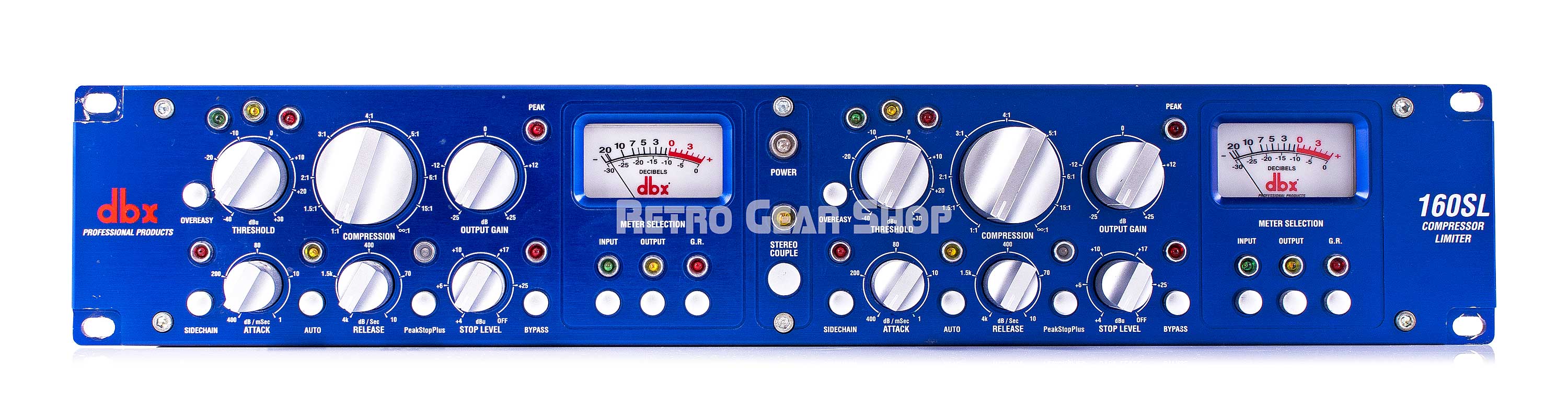 DBX 160SL Stereo Compressor Limiter Blue– Retro Gear Shop