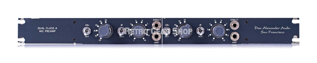 Dan Alexander Audio Dual Class A Mic Preamp Front