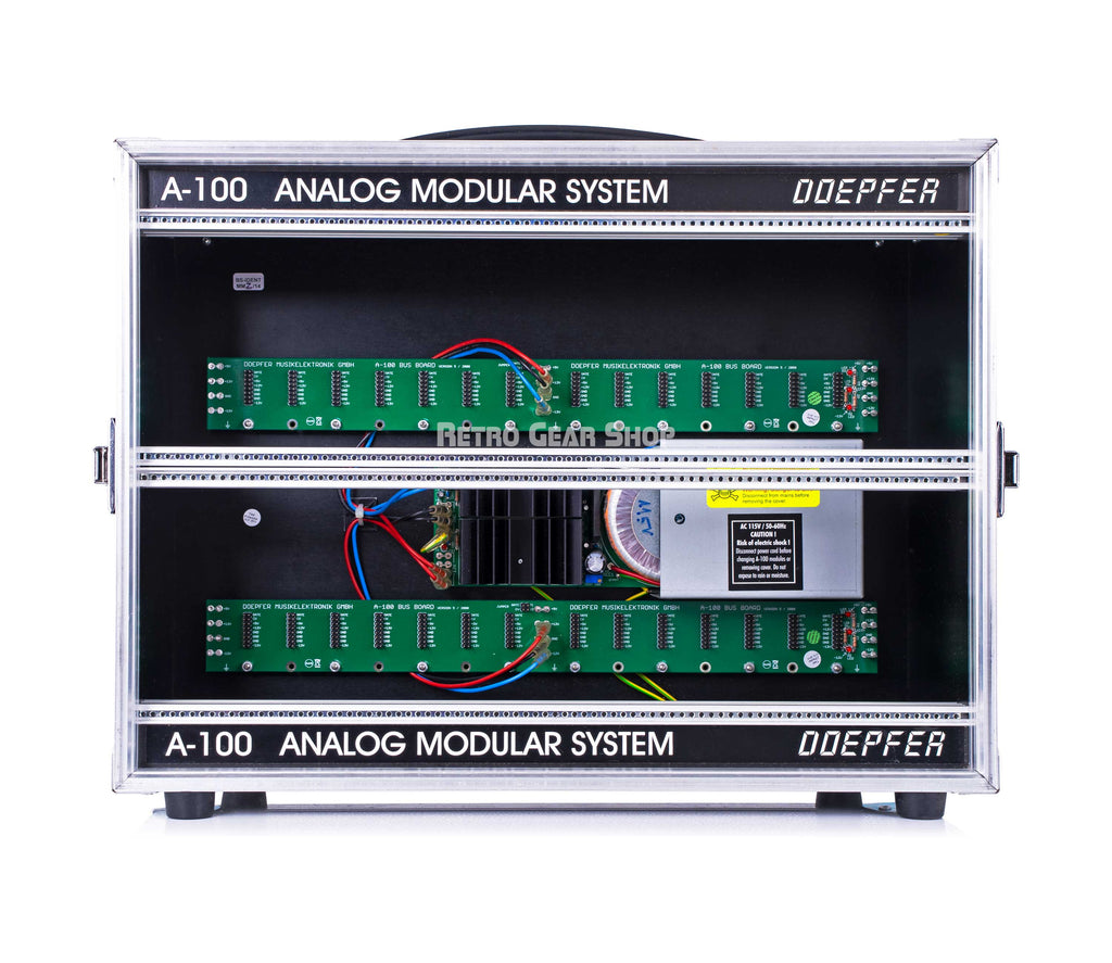 Doepfer A-100 P6 Portable Eurorack Case 6U for Modular Synthesizers Front Open