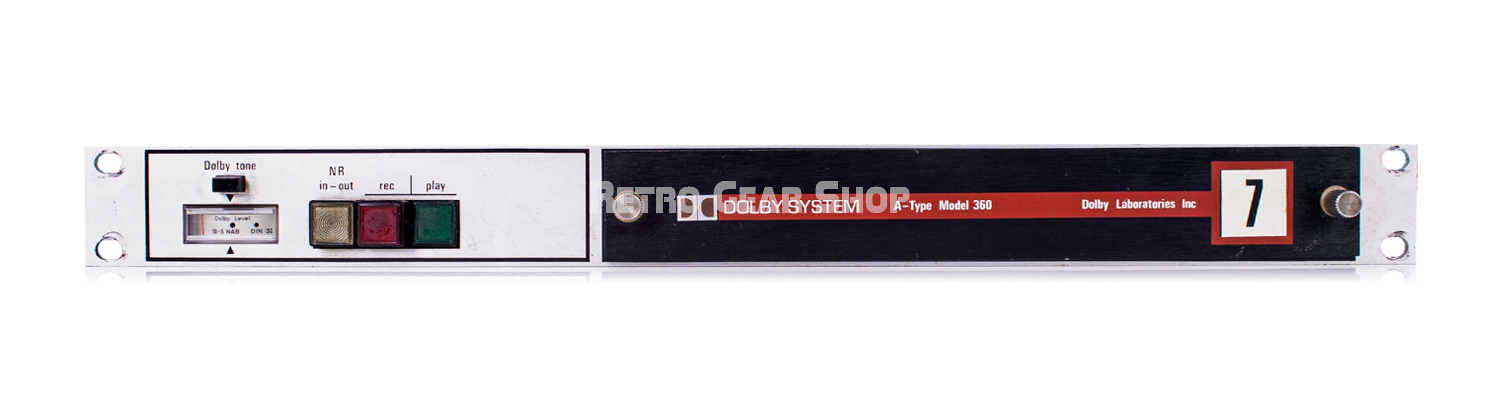 Dolby Type-A Model 360 Noise Reduction System Unit Cat 22 Card