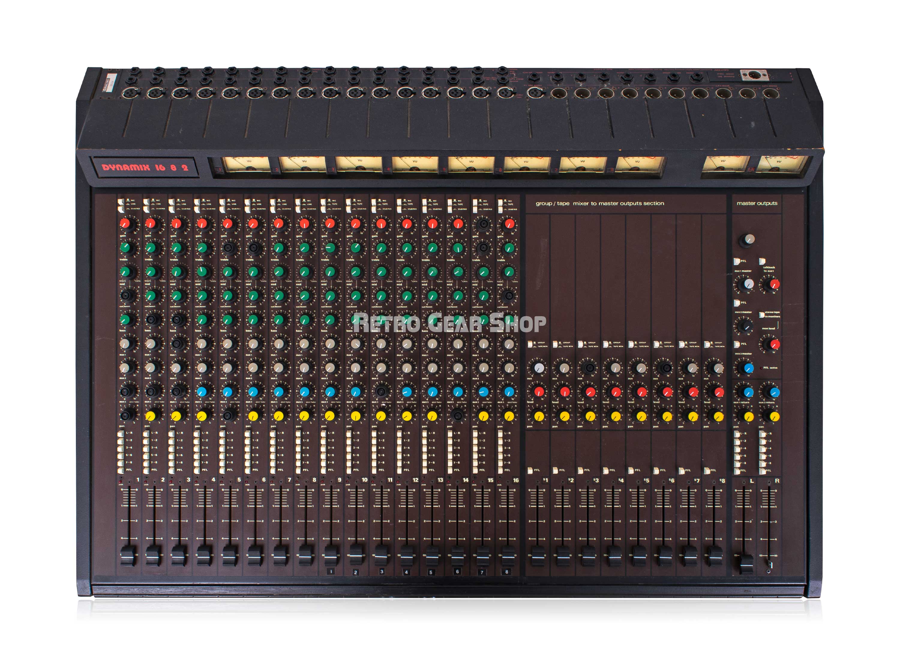 Dynamix 16 8 2 Recording Console Mixer with PSU– Retro Gear Shop