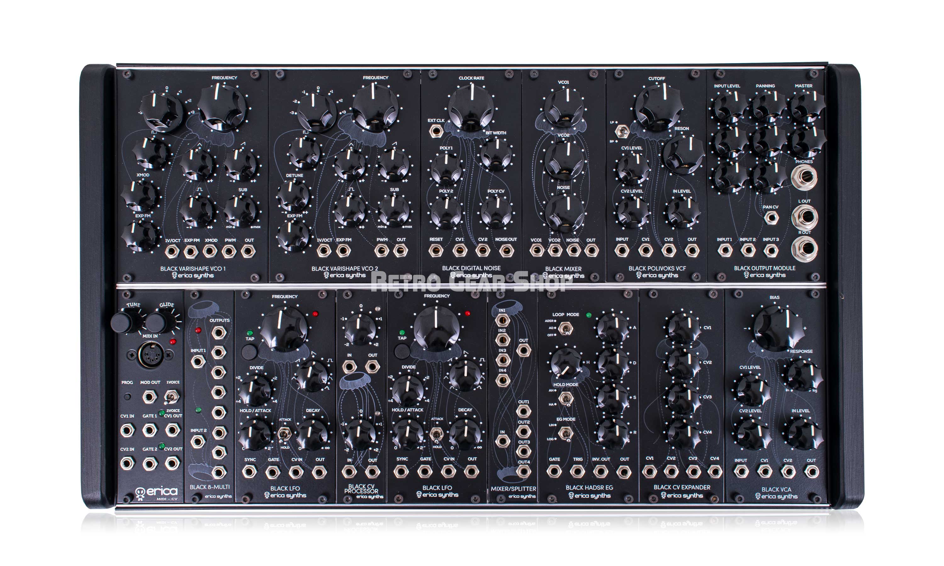 Erica Synths Eurorack Modules Modular Analog Synthesizer Black